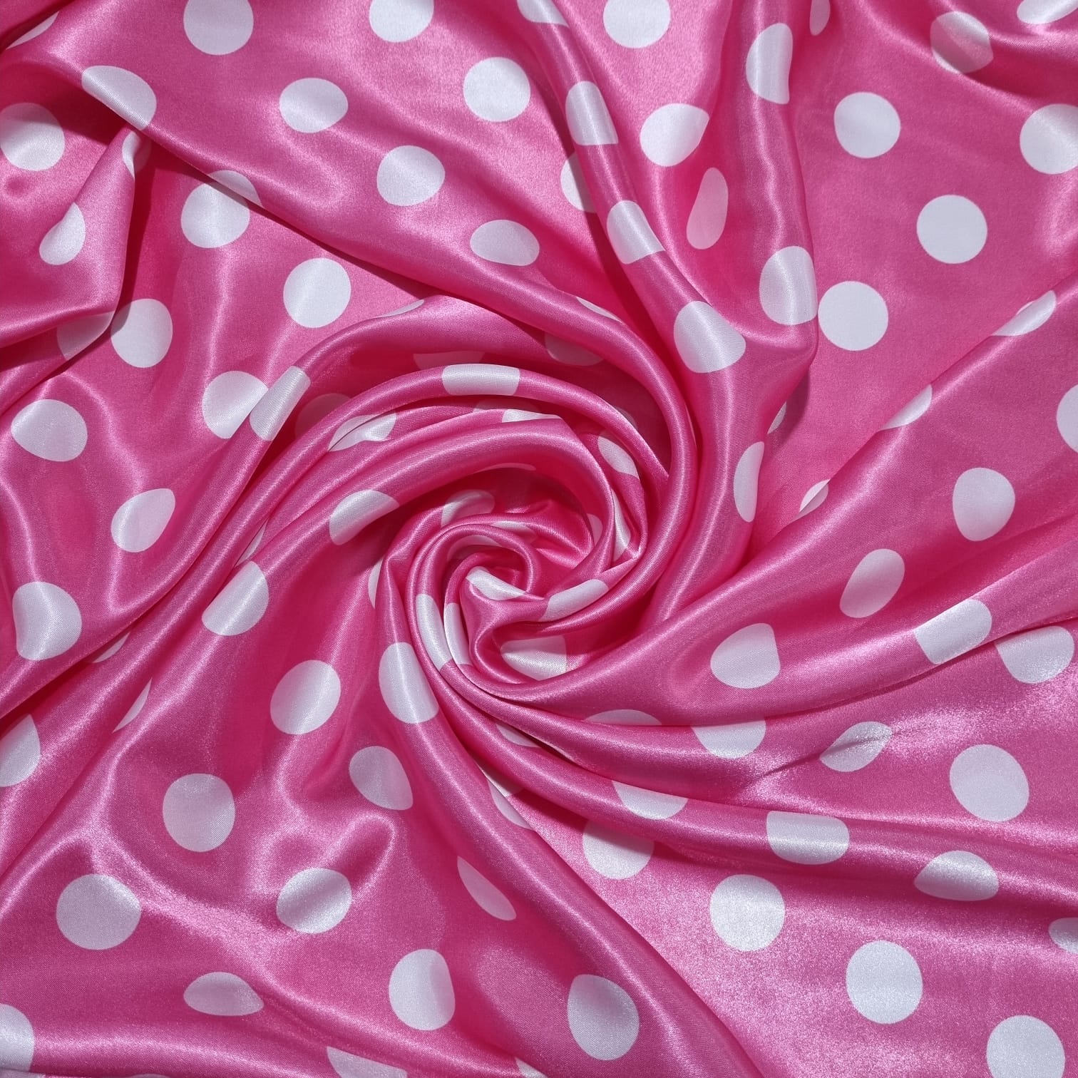 Cetim Fantasia Poa Médio 2,5cm