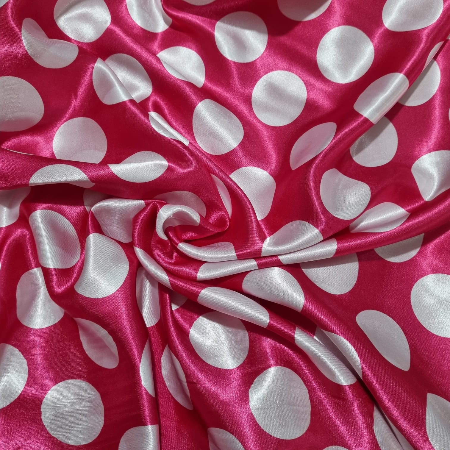 Cetim Fantasia Poa Grande 3,5cm