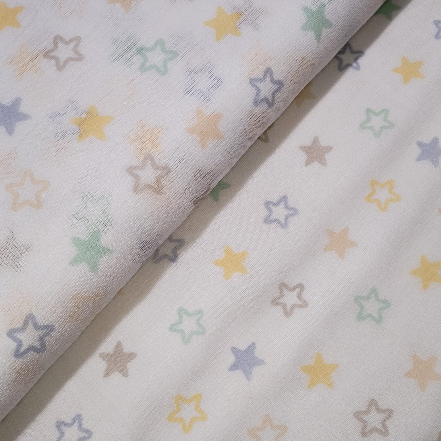 Fralda Estampada Dupla Estrelinhas