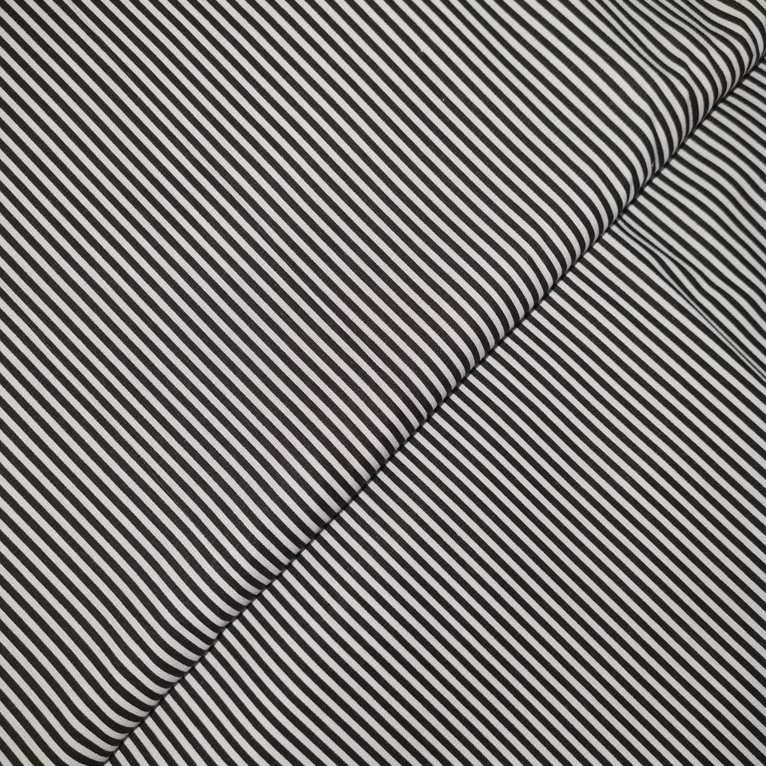 Tecido Popeline Listra P Preto