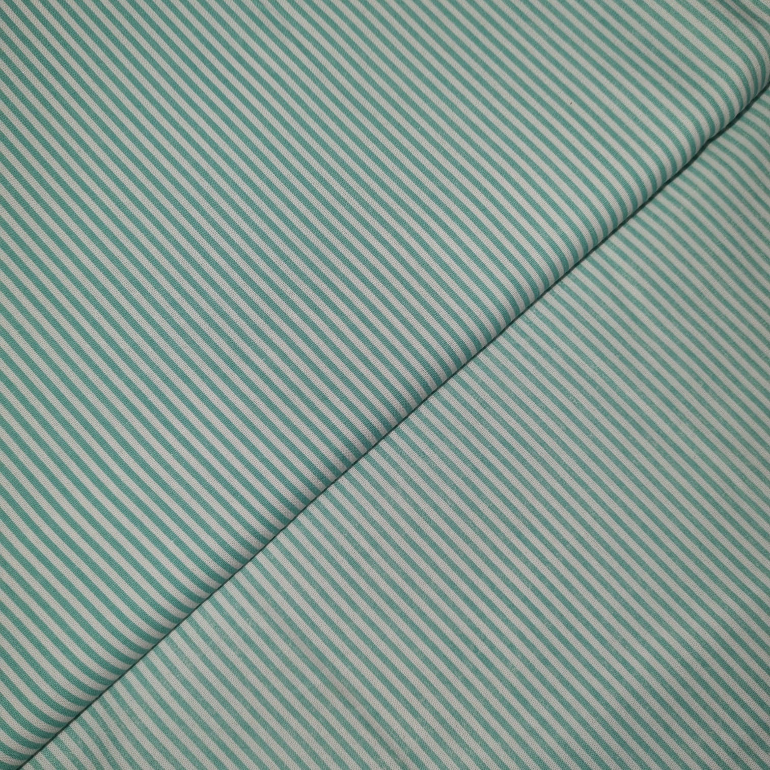 Tecido Popeline Listra P Verde Claro