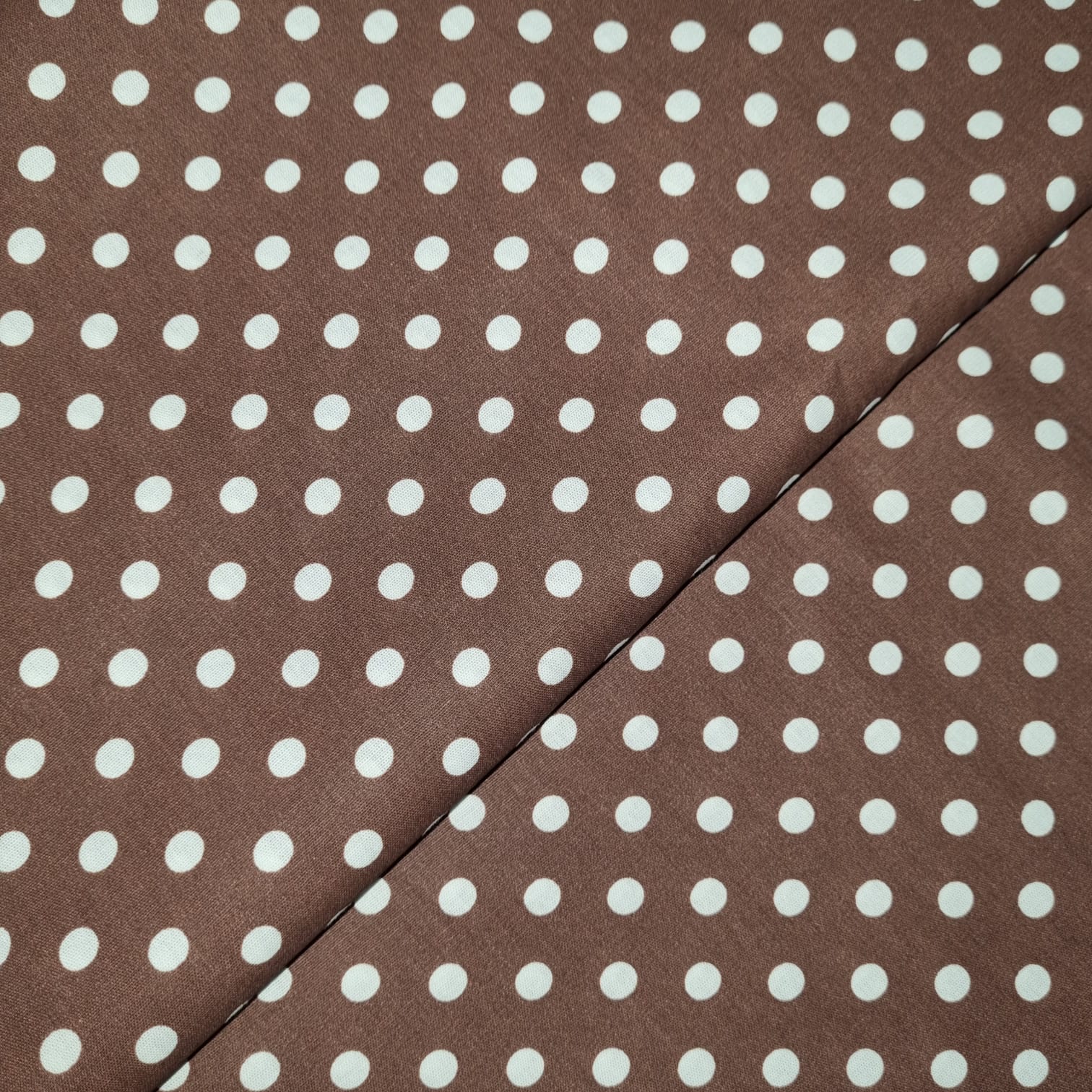 Tecido Popeline Max Poá Marrom