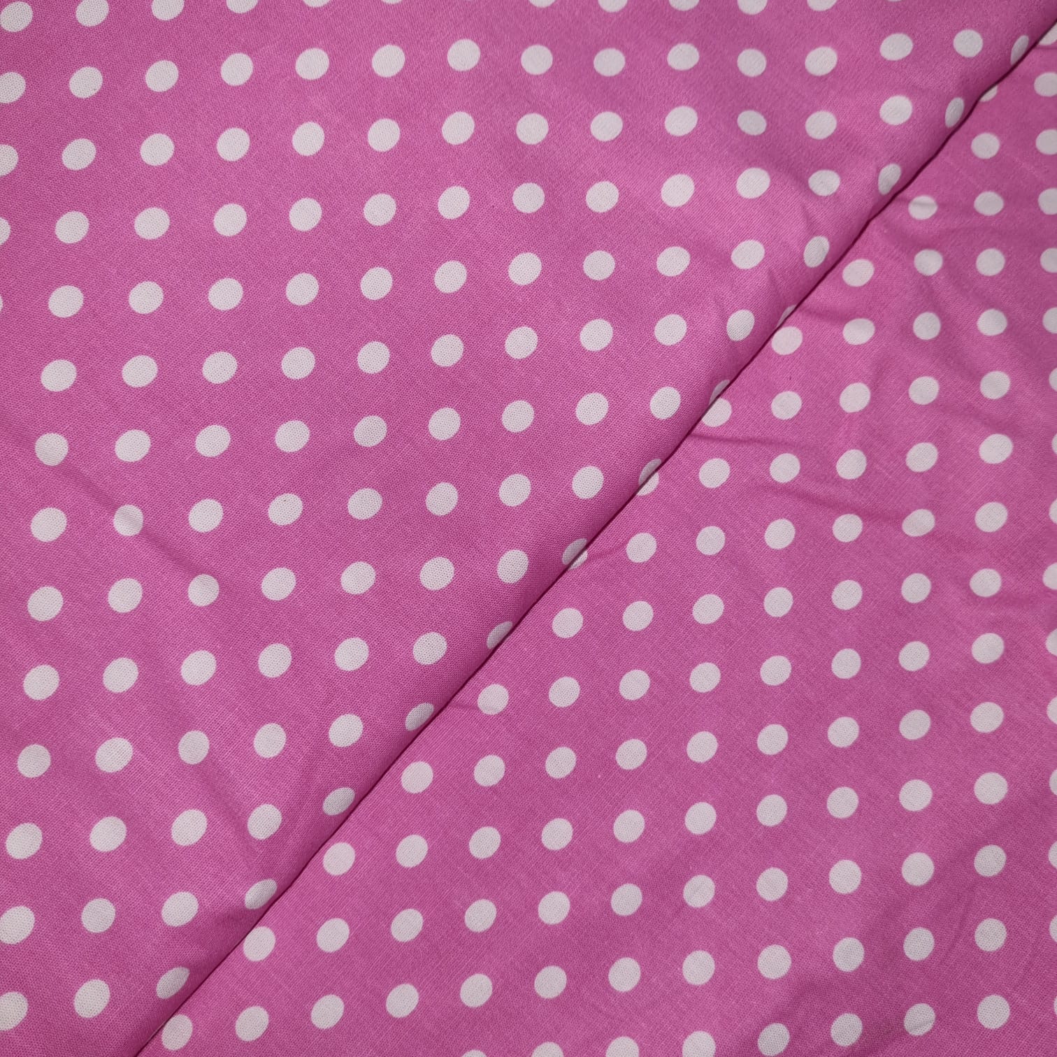 Tecido Popeline Max Poá Rosa Bebe