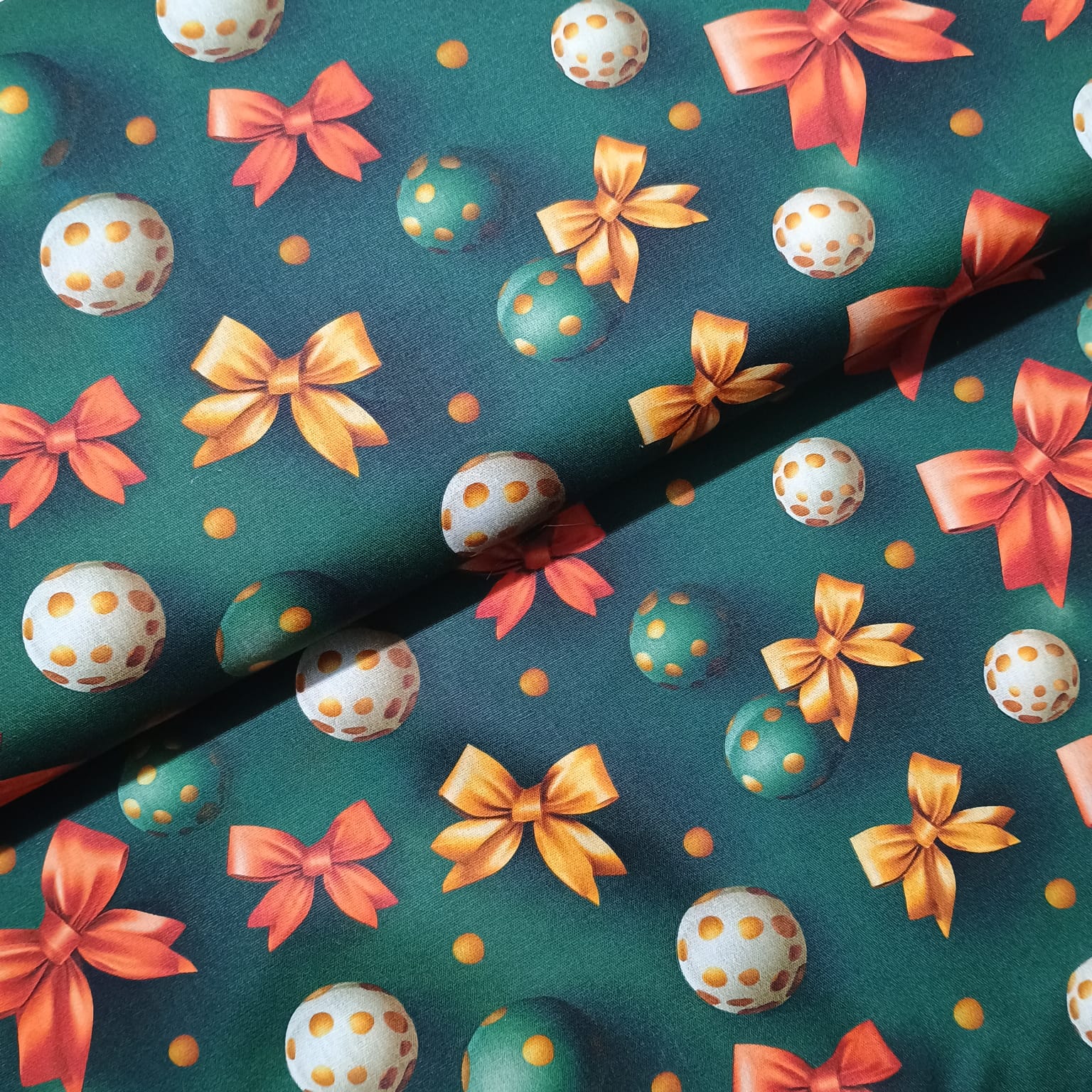 Tecido Tricoline Noite de Natal 