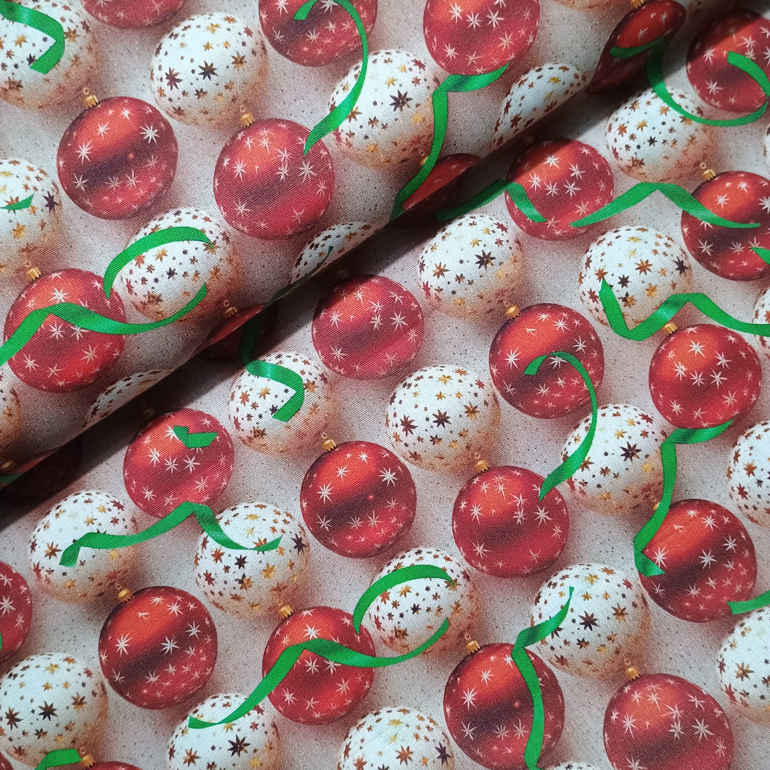 Tecido Tricoline Natal Iluminado 