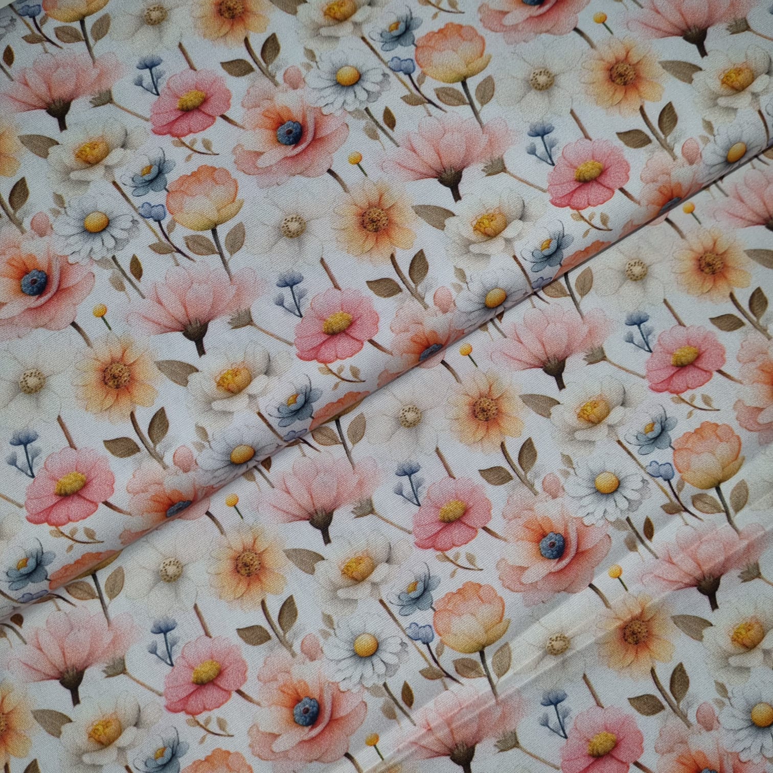 Tecido Tricoline Digital Candy Color's Floral