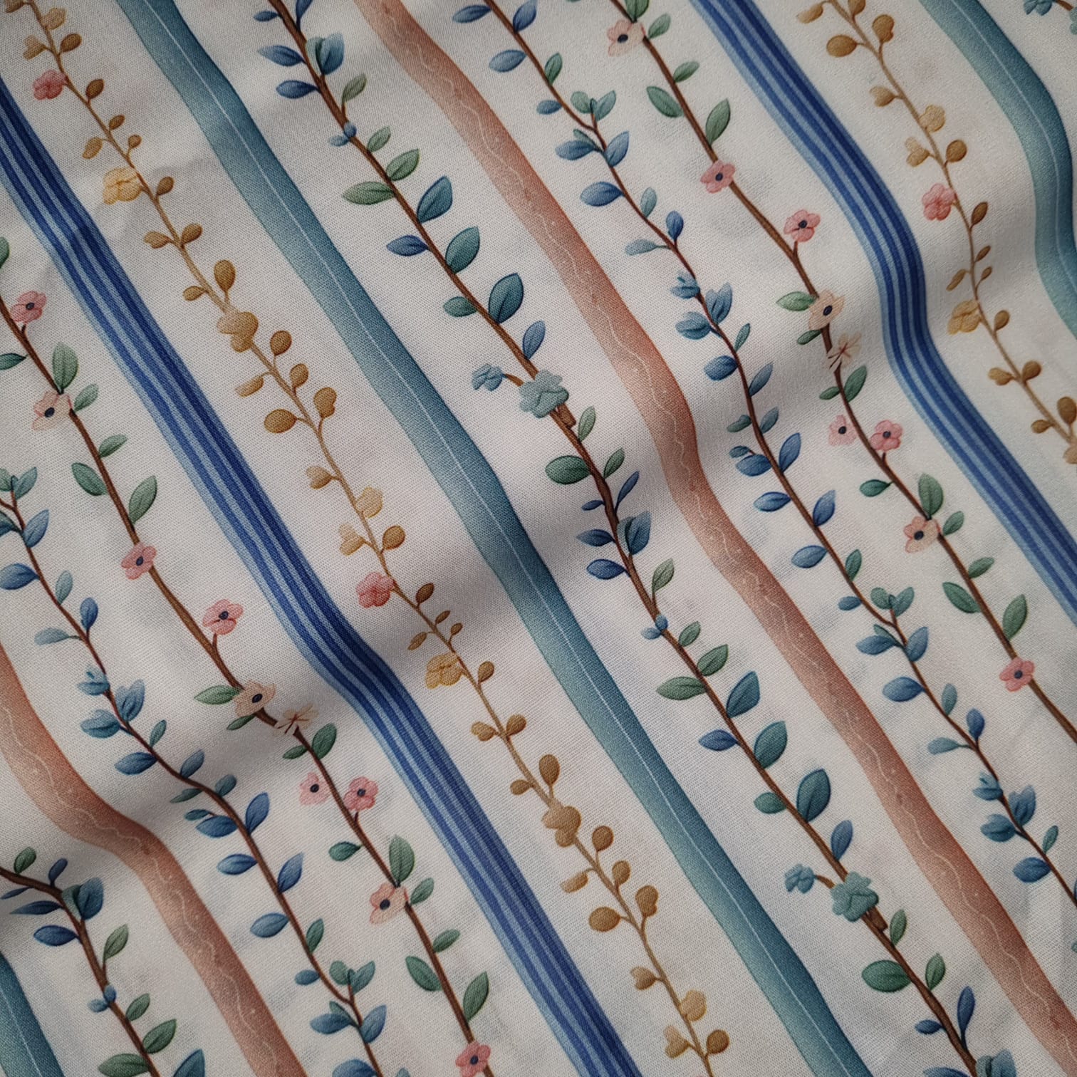 Tecido Tricoline Digital Coleção Amandita Listas