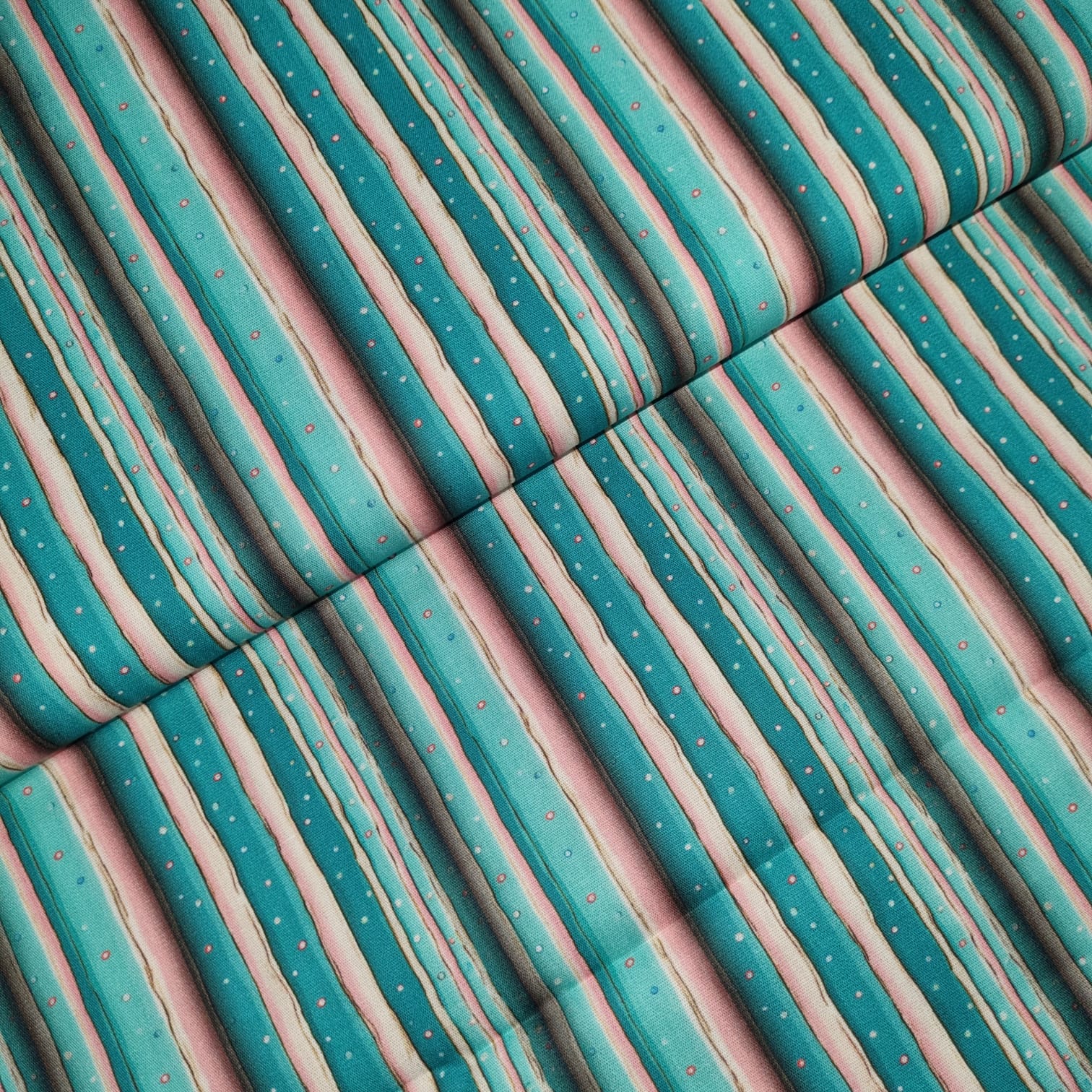 Tecido Tricoline Digital Kokeshi Doll Listras