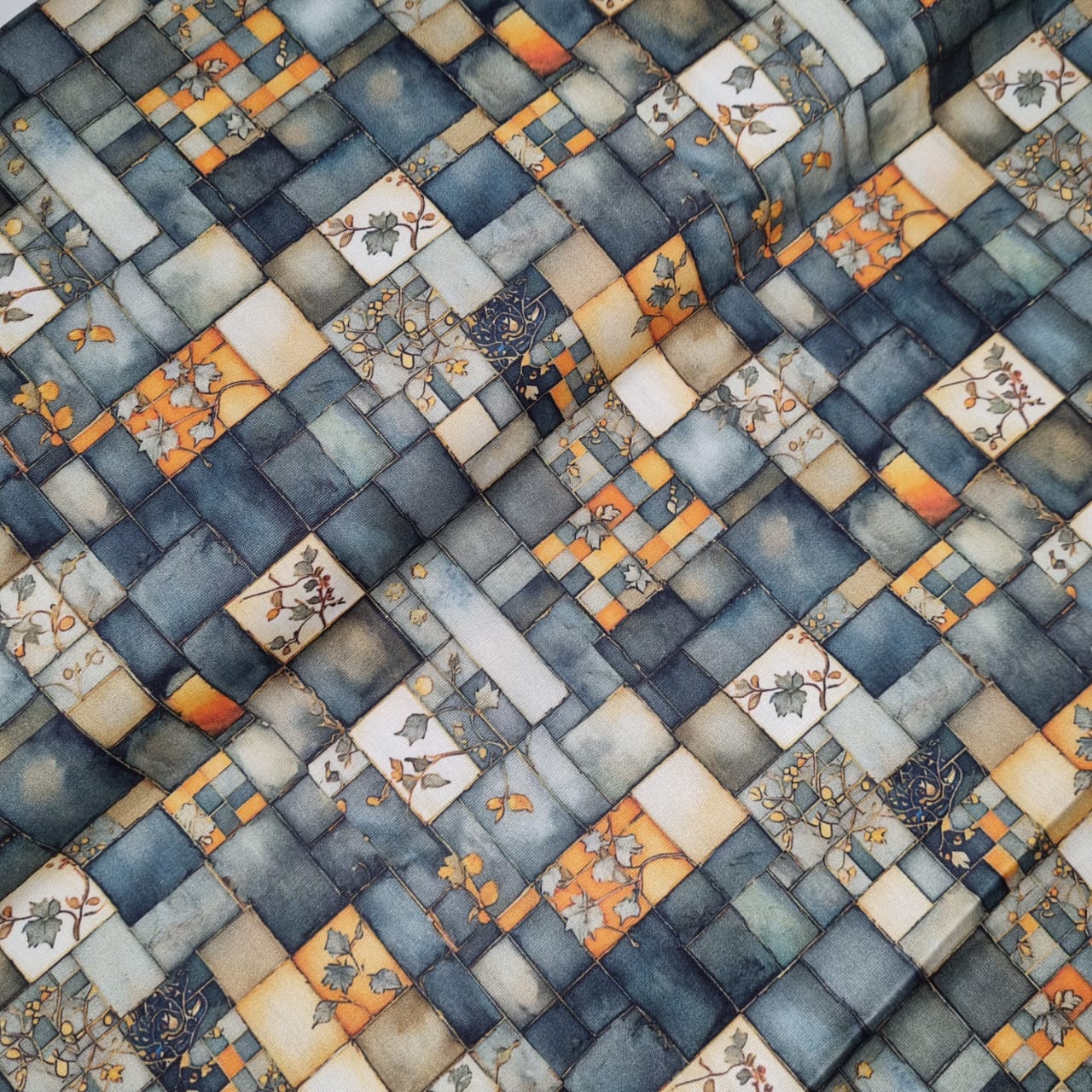 Tecido Tricoline Digital Pumpkin's Patch