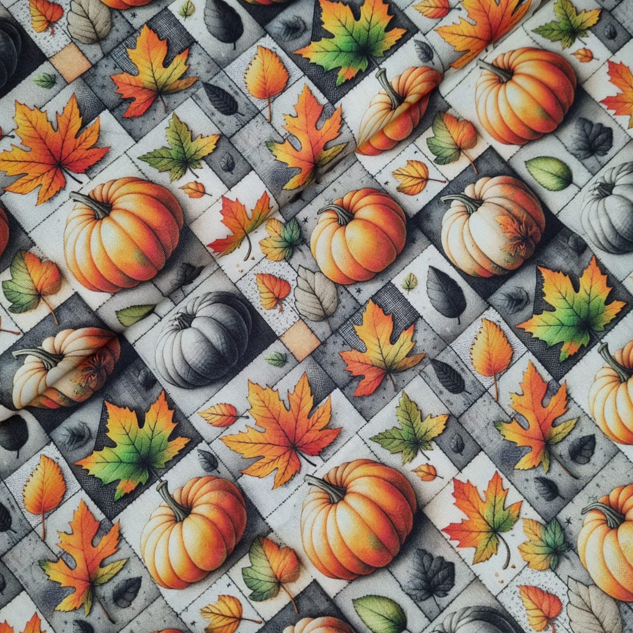 Tecido Tricoline Digital Pumpkin's Patch 2