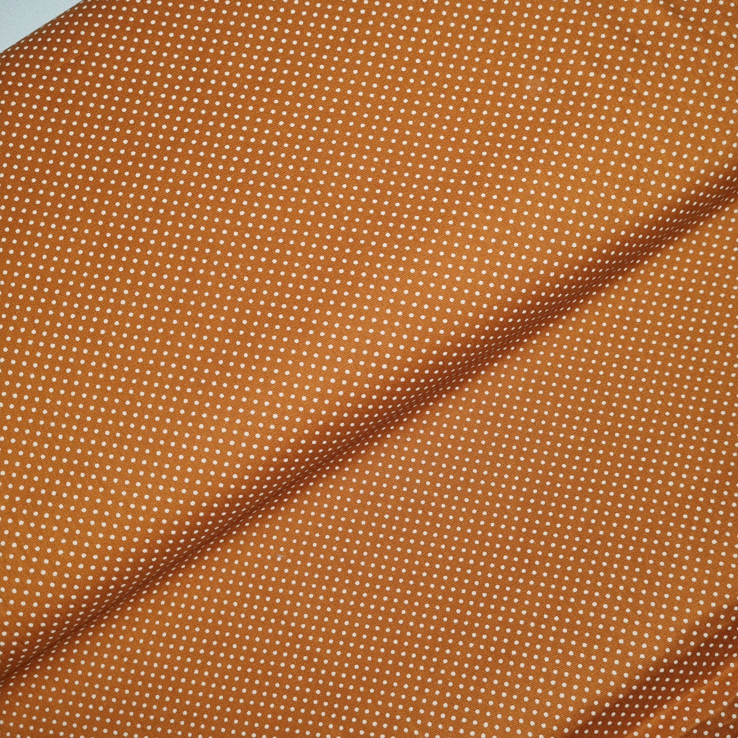 Tecido Tricoline Micro Poá Laranja