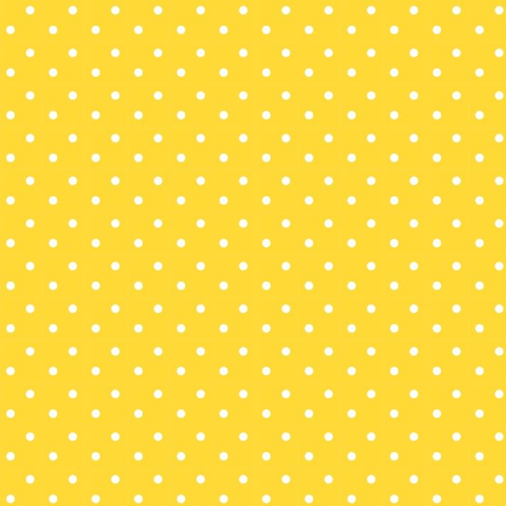 Tecido Tricoline Poá Amarelo Vivo