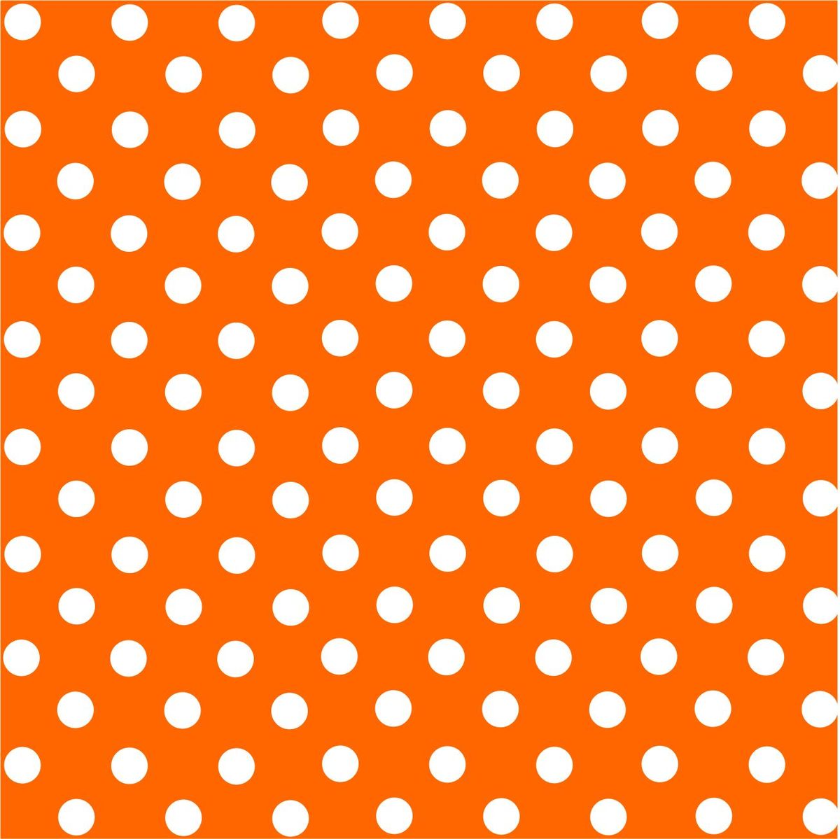 Tecido Tricoline Poá Laranja