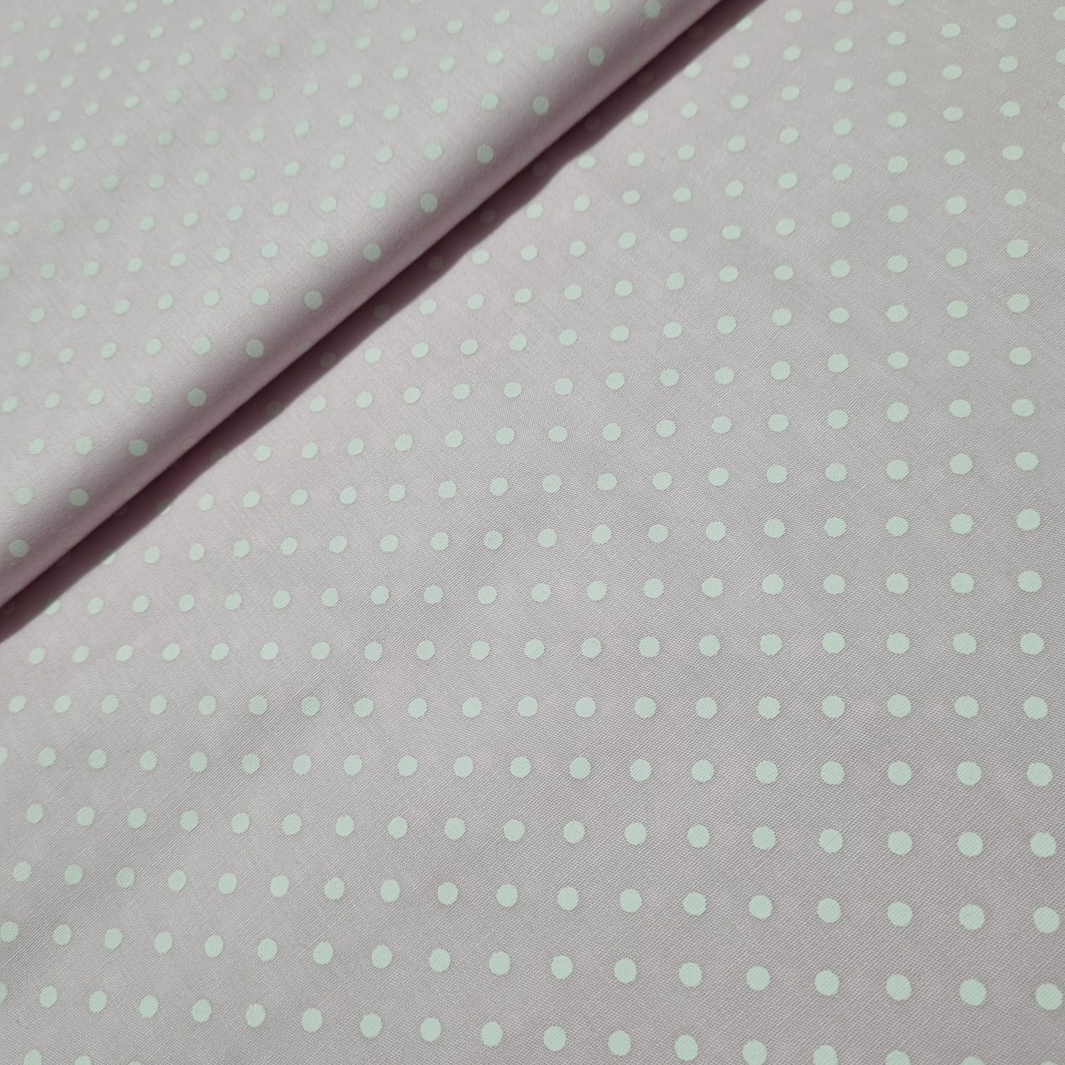 Tecido Tricoline Poá rosa