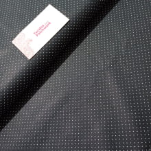 Tecido Tricoline Micro Poá Preto