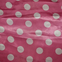 Cetim Fantasia Poa Médio 2,5cm