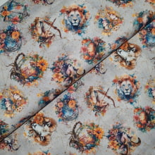 Tecido Tricoline Digital Horoscopo 