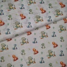 Fralda Estampa Digital Dino Baby