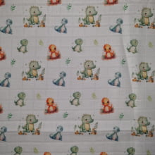 Fralda Estampa Digital Dino Baby