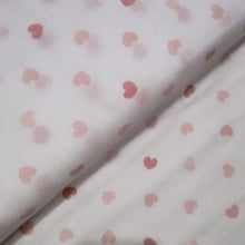 Fralda Estampada Dupla Corações