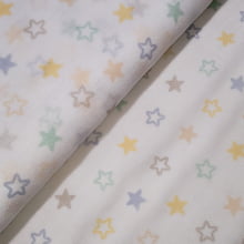 Fralda Estampada Dupla Estrelinhas