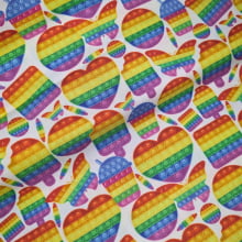 Tecido Tricoline Pop It 06