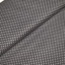 Tecido Popeline Poá Preto