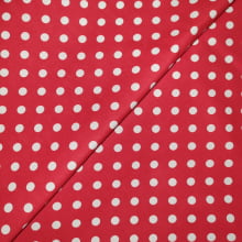 Tecido Popeline Max Poá Vermelho