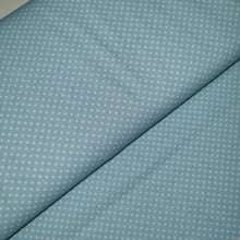 Tecido Popeline Poá Azul Bebe