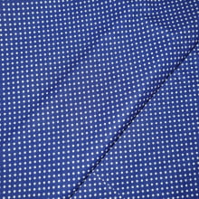 Tecido Popeline Poá Azul Marinho