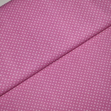 Tecido Popeline Poá Rosa Chiclete