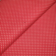 Tecido Popeline Poá Vermelho