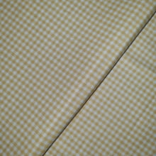 Tecido Popeline Xadrez P Amarelo e Branco