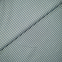 Tecido Popeline Xadrez P Azul Bebe e Branco