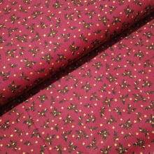 Tecido Tricoline Natal Visgo fd Vermelho