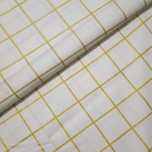Tecido Tricoline Natal Gird Dourado