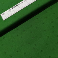 Tecido Tricoline Caracol Verde