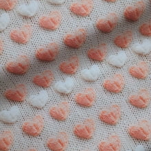 Tecido Tricoline Digital Corações em Crochê