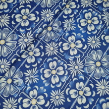 Tecido Tricoline Digital Azulejo Português 1