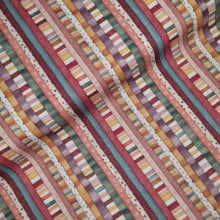 Tecido Tricoline Digital Boho Listras