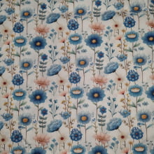 Tecido Tricoline Digital Coleção Amandita Floral