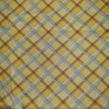 Tecido Tricoline Digital Coleção Amarelinhas Tartan