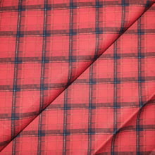 Tecido Tricoline Digital Coleção Campo & Tradição Xadrez Vermelho