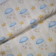 Tecido Tricoline Digital  Coleção Raios de Sol Chuva de Estrelas