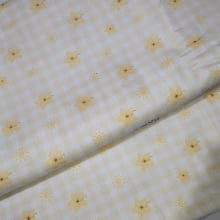 Tecido Tricoline Digital  Coleção Raios de Sol Florzinhas Amerelinhas