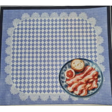 Tecido Tricoline Digital Kit Avental e Jogo Americano Especiarias