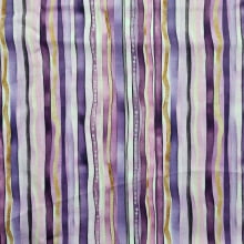 Tecido Tricoline Digital Lavender Listras