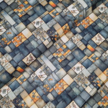 Tecido Tricoline Digital Pumpkin's Patch