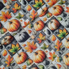 Tecido Tricoline Digital Pumpkin's Patch 2
