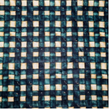 Tecido Tricoline Digital Xadrez Verde e Bege